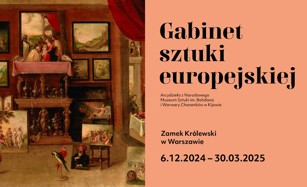 Obraz Fransa Franckena II "Gabinet miłośników sztuki", prezentowany na wystawie